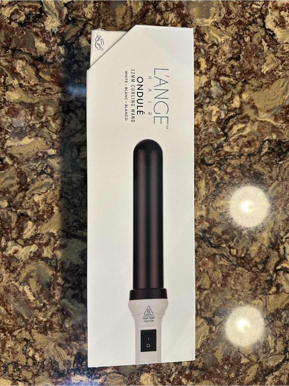 L'ANGE White and Black Ondule Waver Hair Tool